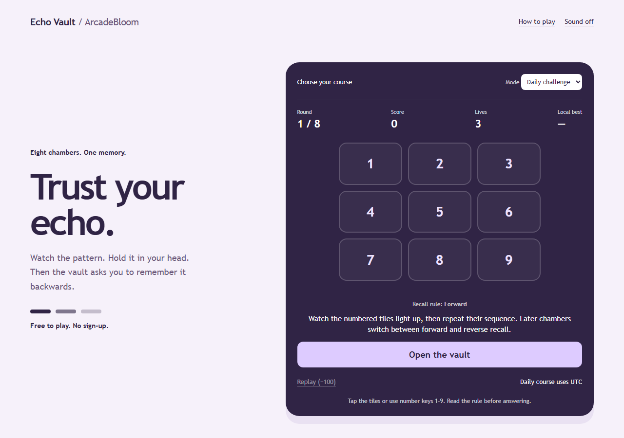Echo Vault screenshot 1