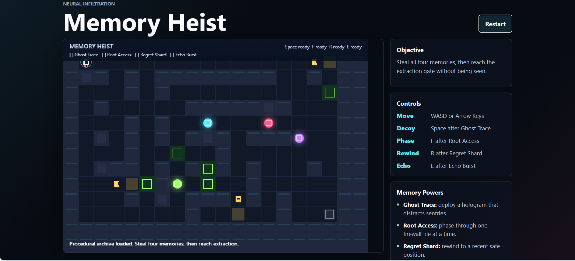 Memory Heist screenshot 1