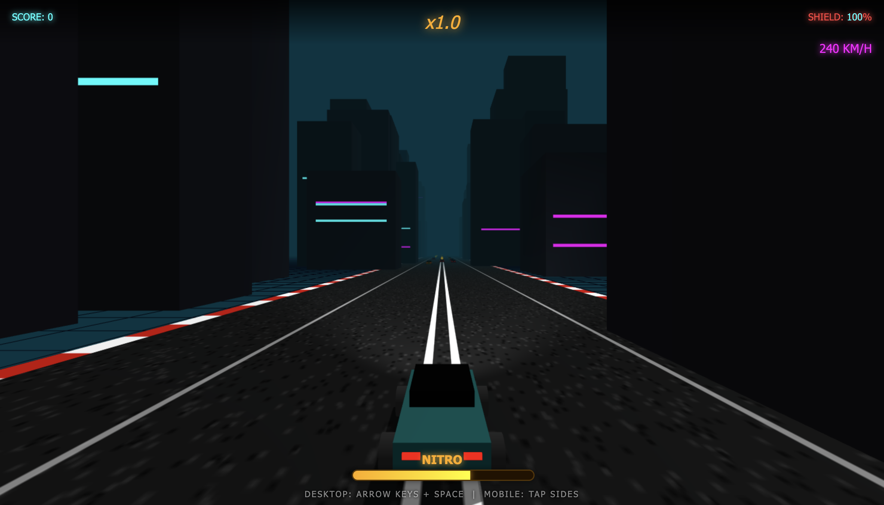 Neon Velocity screenshot 1