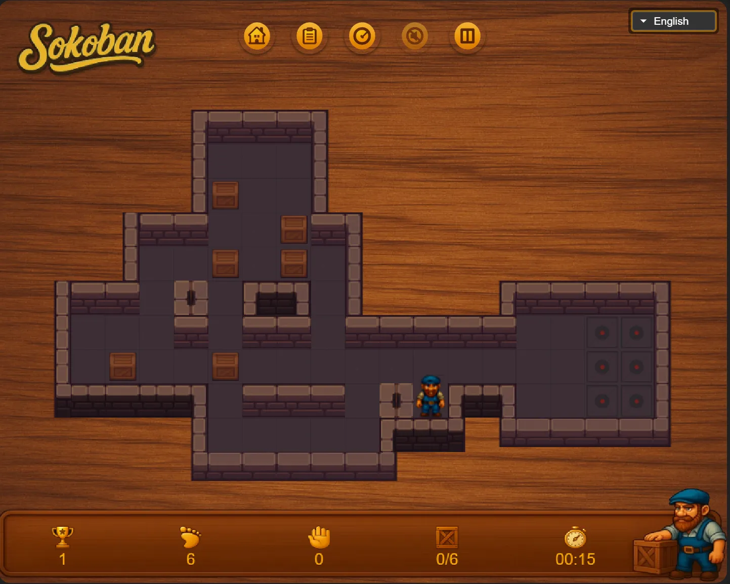 Sokoban screenshot 1