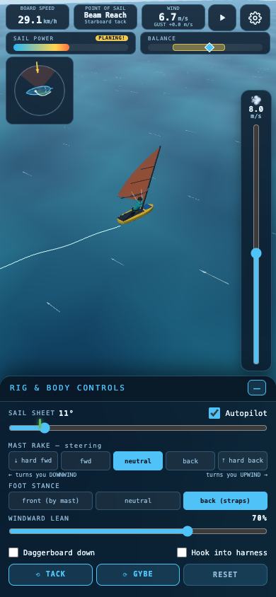 Windsurf Simulator screenshot 1